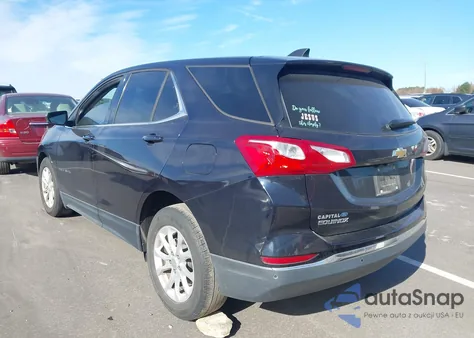 2020 Chevrolet Equinox Fwd Lt 1.5L Turbo из США, поврежденный, VIN 3GNAXKEV2LS602144
